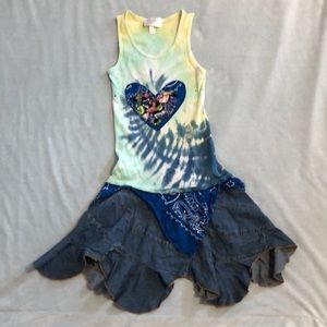 Luci Gucci Couture Jean/Tank Dress size 10